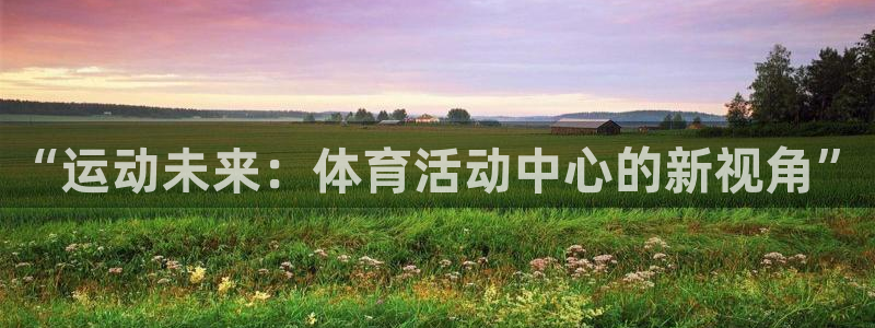 “运动未来：体育活动中心的新视角”